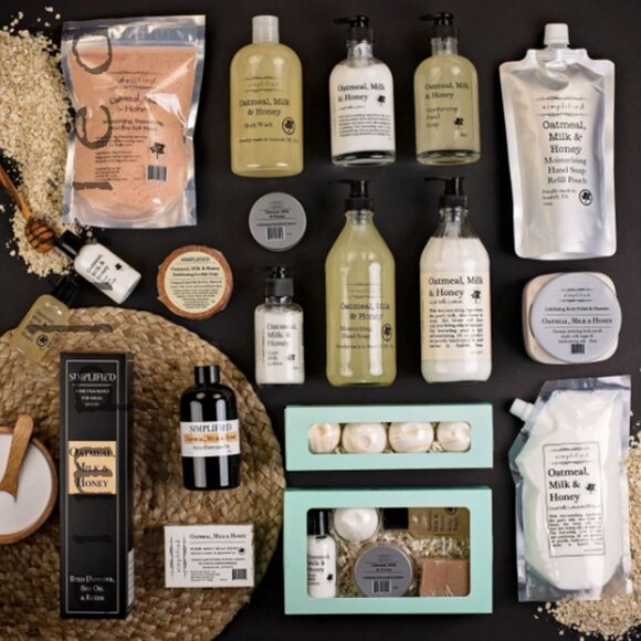 SIMPLIFIED Oatmeal, Milk & Honey 5-Piece Sampler Set - Picture 3 of 12